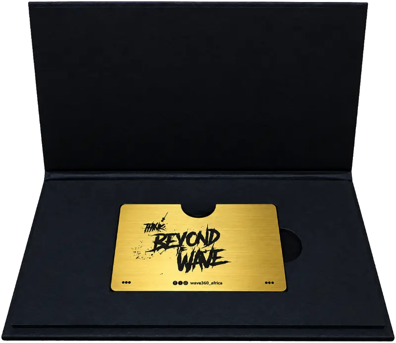 The LuxeCard Chairman’s Card in its premium black box