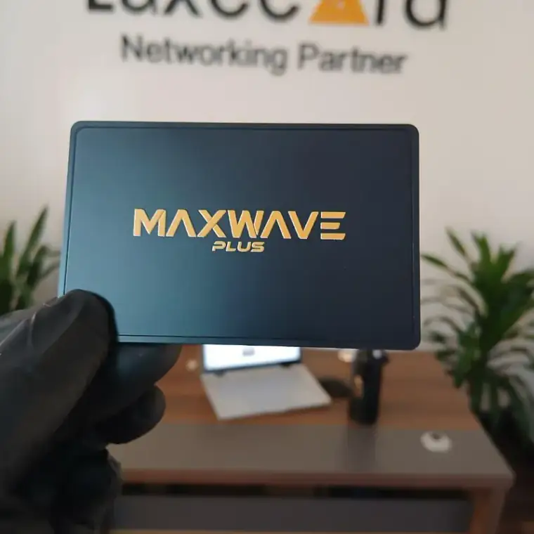 LuxeCard Metallic, portfolio example 1
