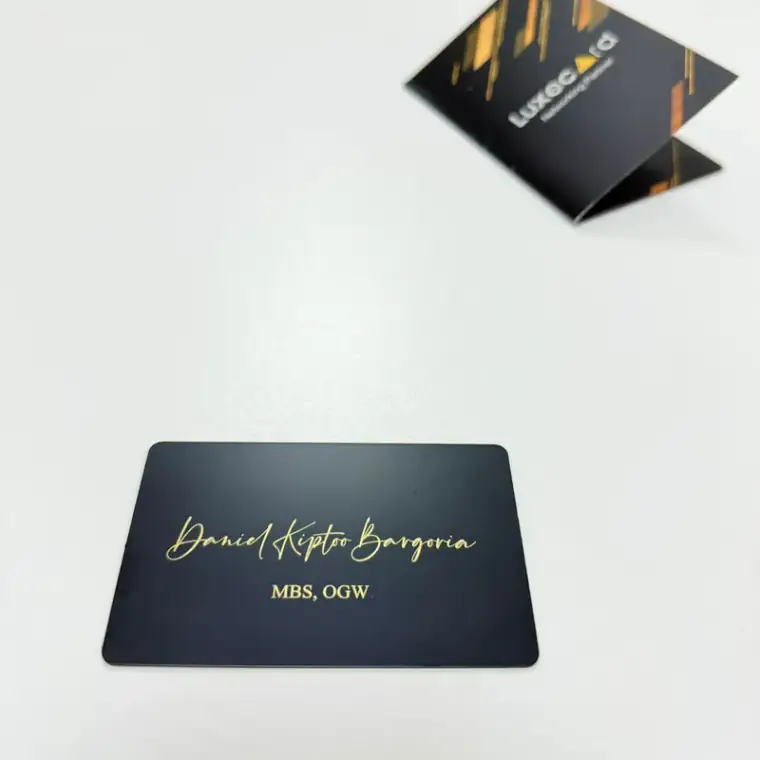 LuxeCard Metallic, portfolio example 5