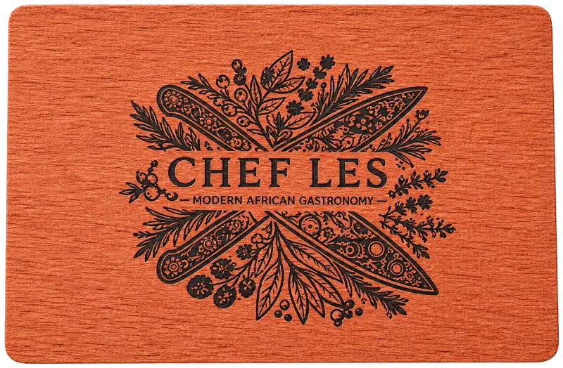 LuxeCard in natural wood